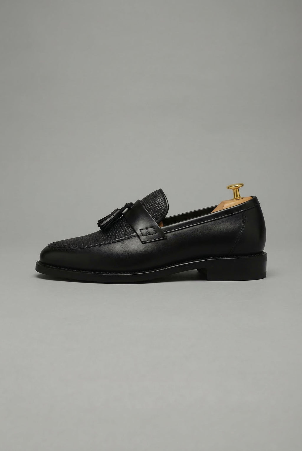 Men’s Classic Slip On Leather Loafers with Tassel