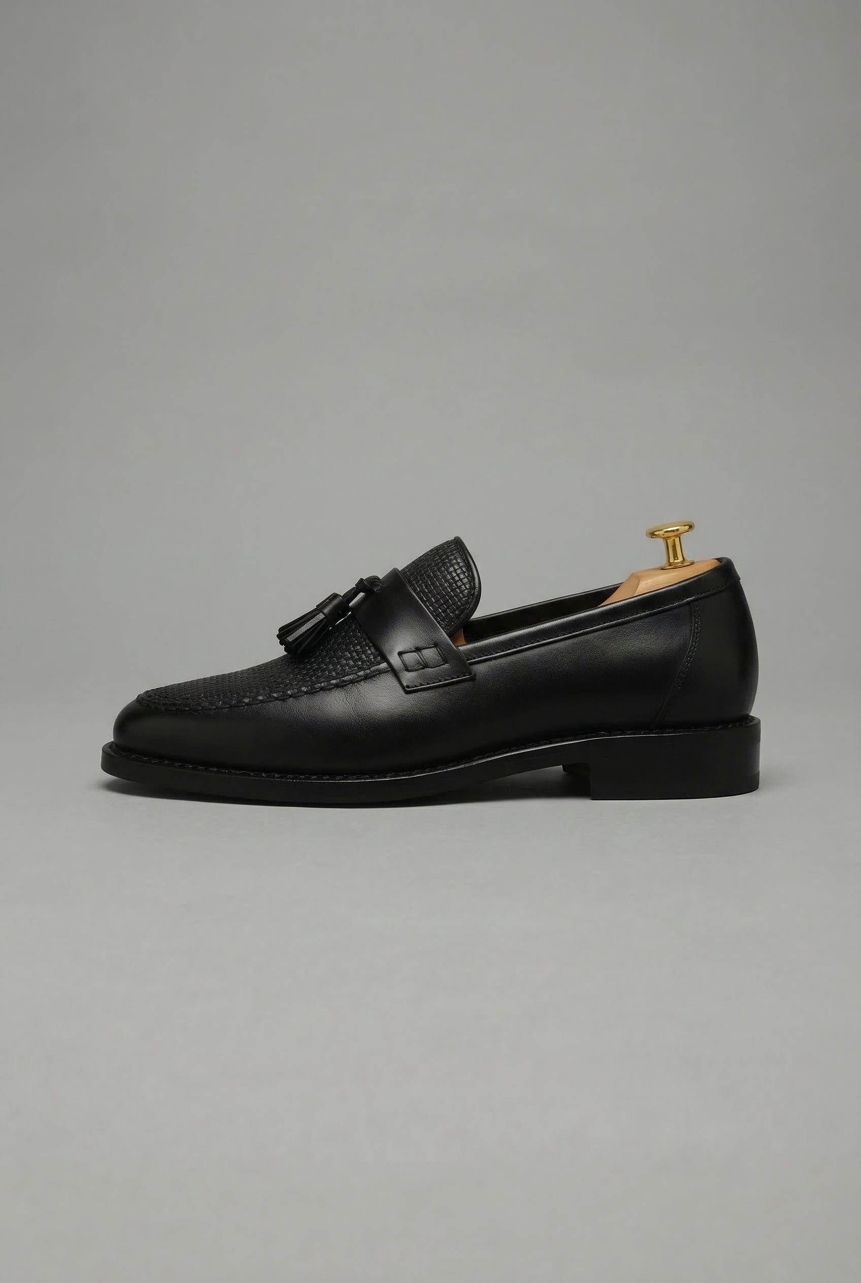 Men’s Classic Slip On Leather Loafers with Tassel