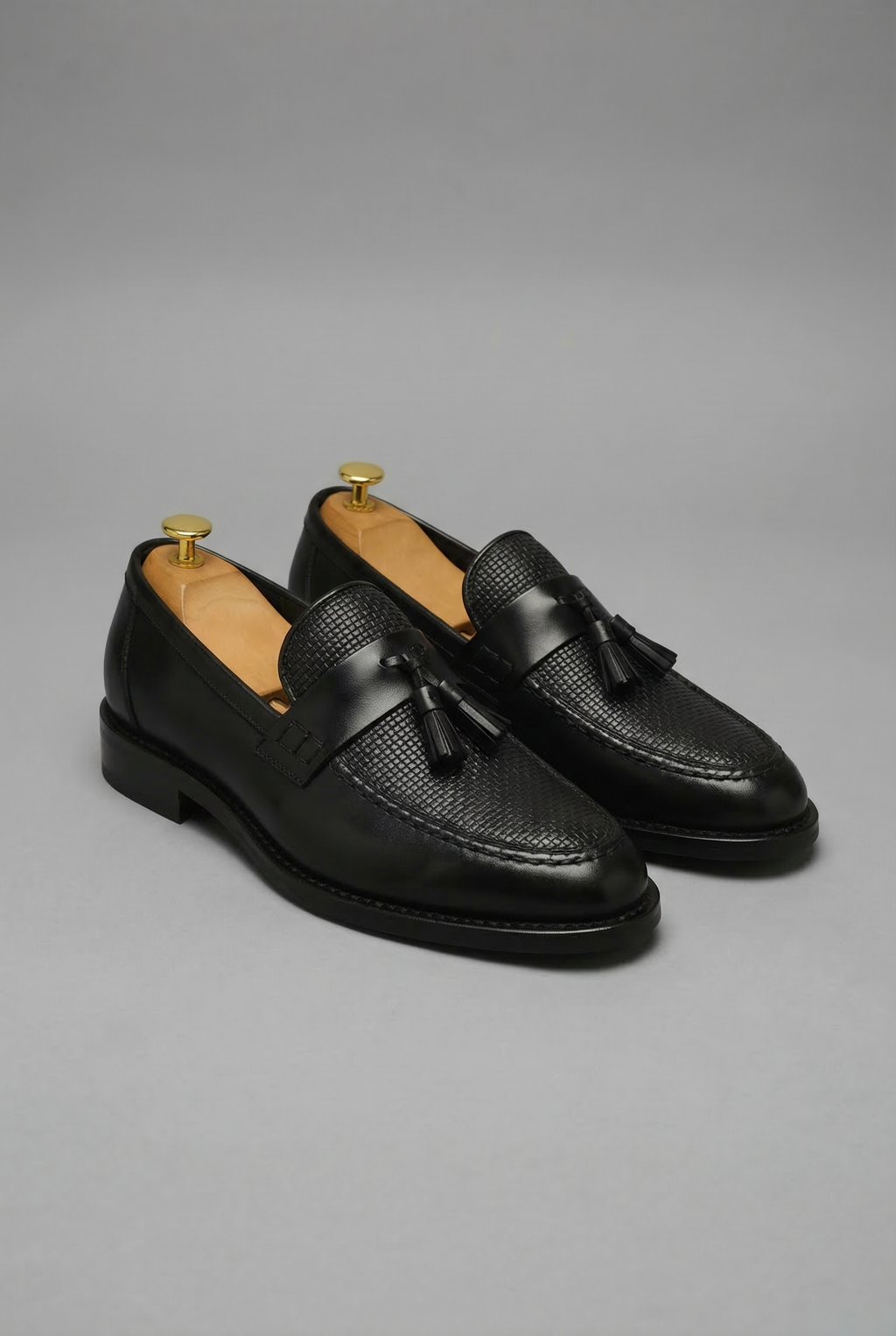 Men’s Classic Slip On Leather Loafers with Tassel