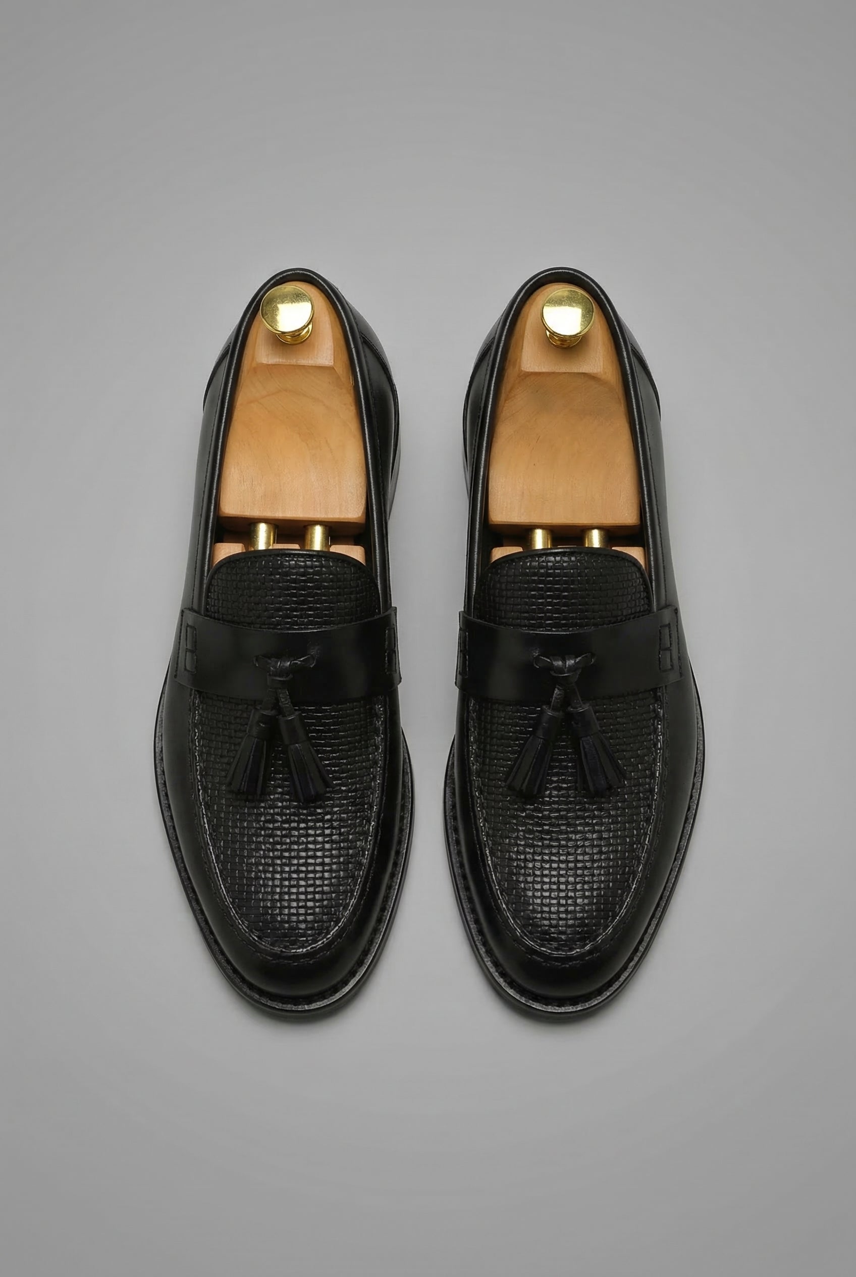 Men’s Classic Slip On Leather Loafers with Tassel