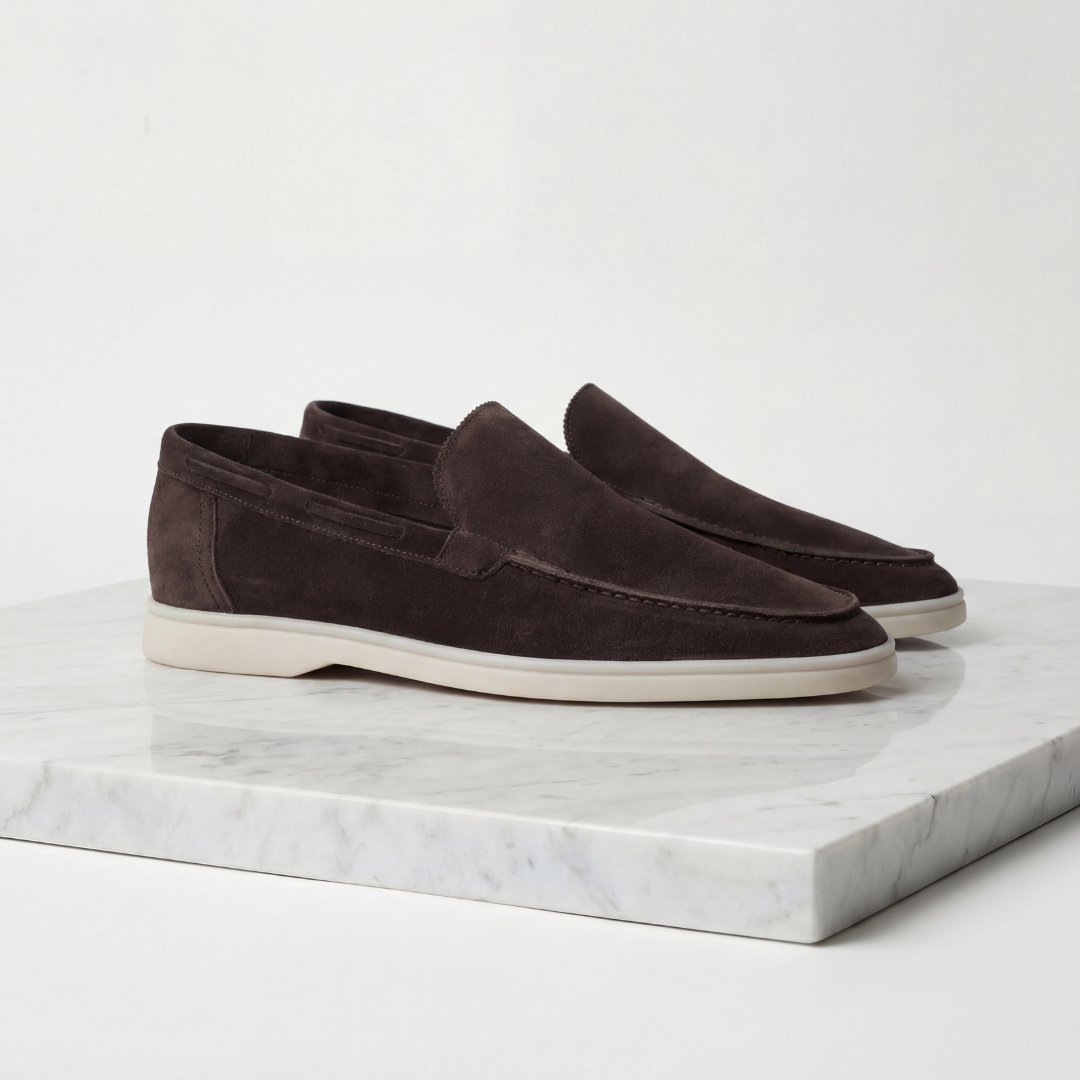 Men's Suede Loafers, Slip-On Moccasin Loafers – Casual & Formal