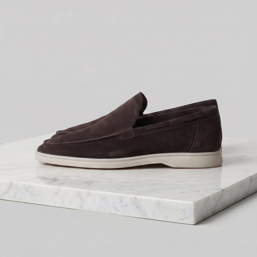 Men's Suede Loafers, Slip-On Moccasin Loafers – Casual & Formal