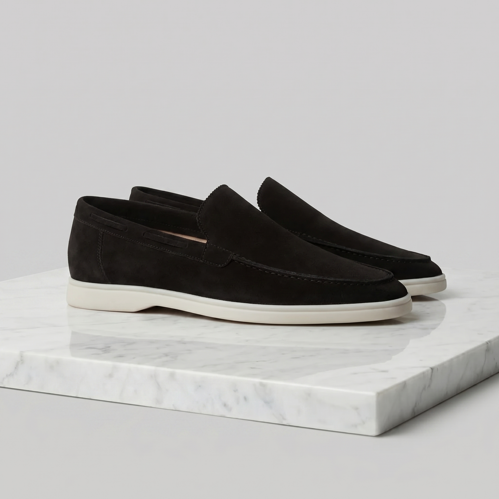 Men's Suede Loafers, Slip-On Moccasin Loafers – Casual & Formal
