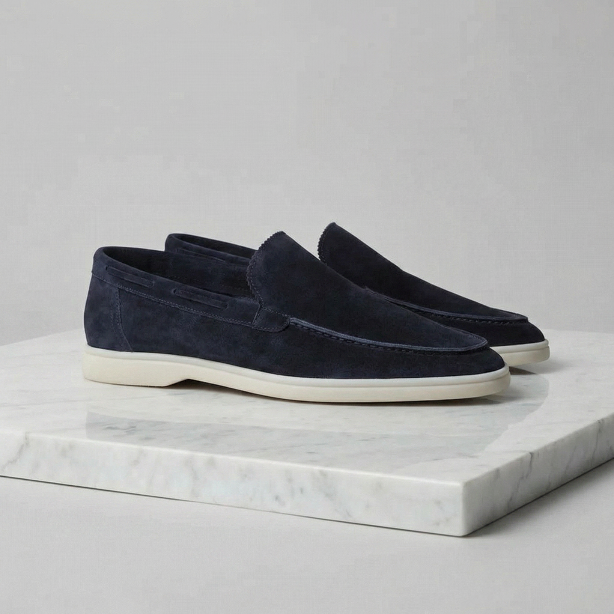 Men's Suede Loafers, Slip-On Moccasin Loafers – Casual & Formal