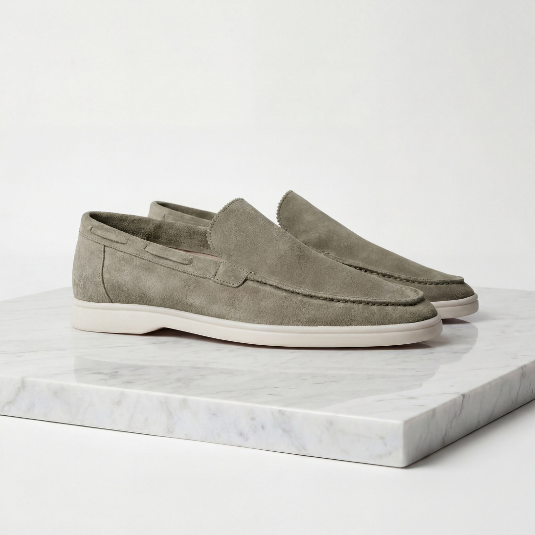 Men's Suede Loafers, Slip-On Moccasin Loafers – Casual & Formal
