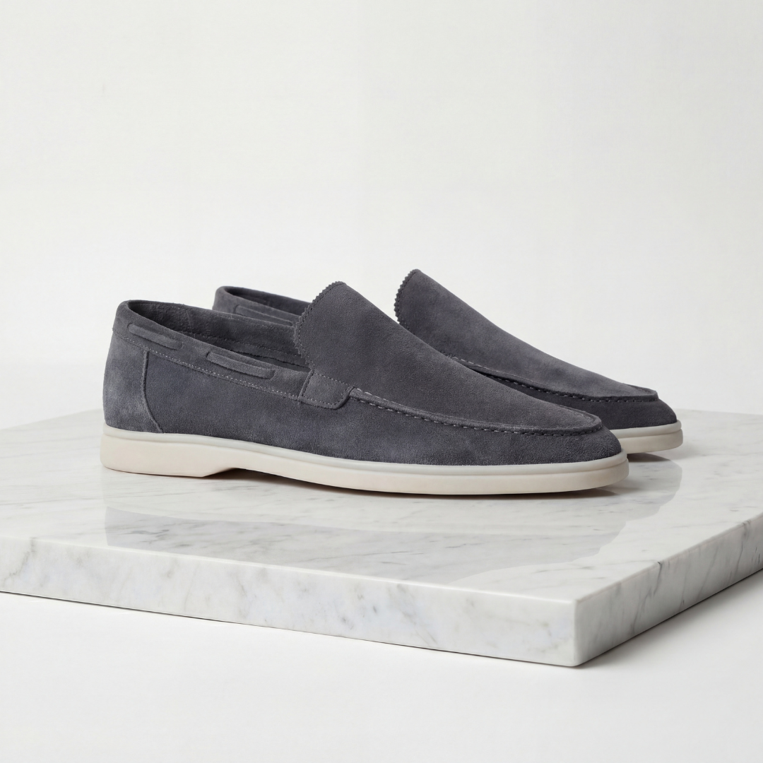 Men's Suede Loafers, Slip-On Moccasin Loafers – Casual & Formal