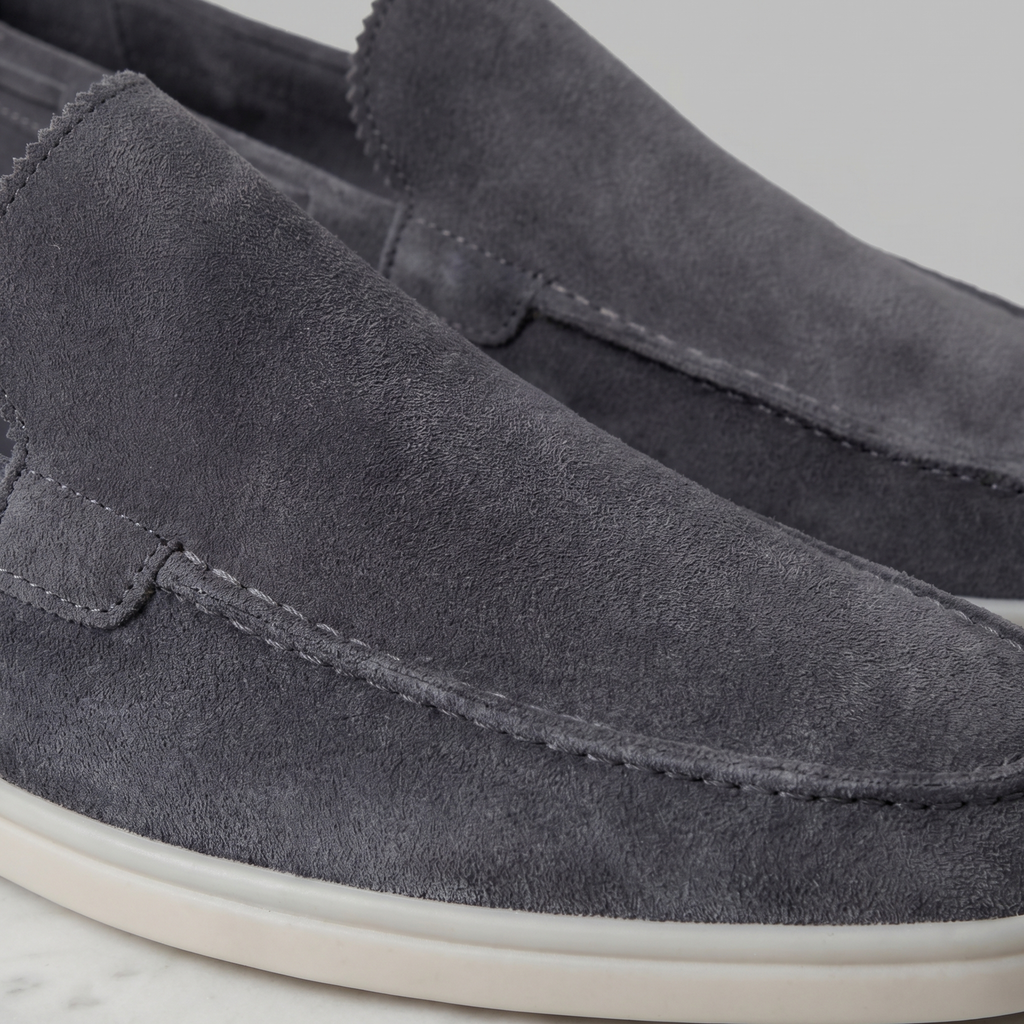 Men's Suede Loafers, Slip-On Moccasin Loafers – Casual & Formal