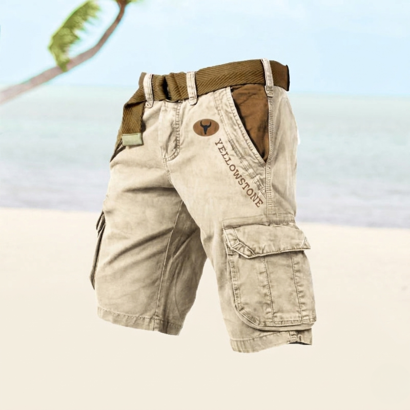 Men's Cargo Shorts – Casual Multi-Pocket Design