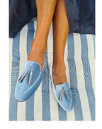 Women's Orthopedic Fringe Loafers - Closed Toe Slip On Cushion Sole