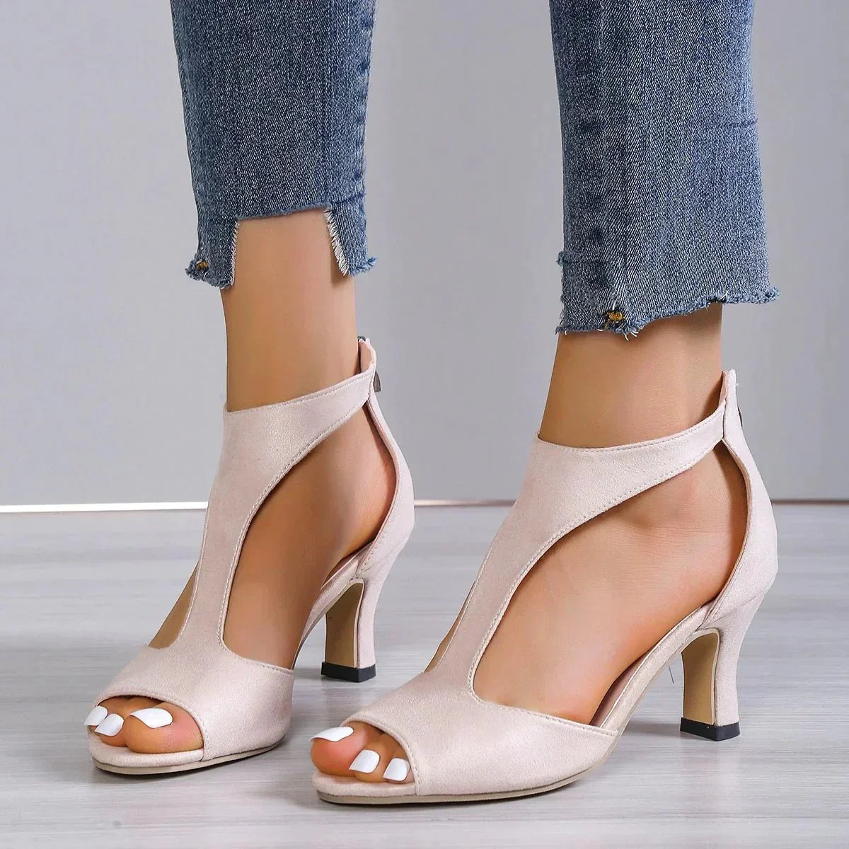 Women’s Heeled Sandals – Open Toe , Elegant Dress and Party Shoes