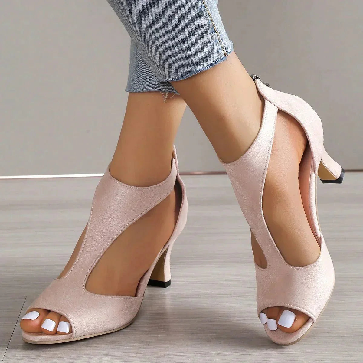 Women’s Heeled Sandals – Open Toe , Elegant Dress and Party Shoes