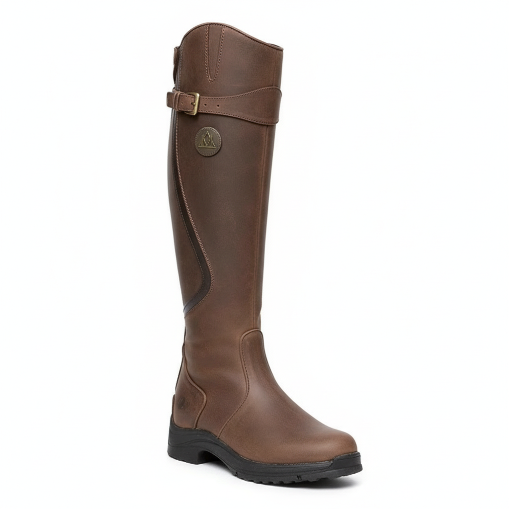 Waterproof Leather Winter Riding Boots for Women Montford & Co