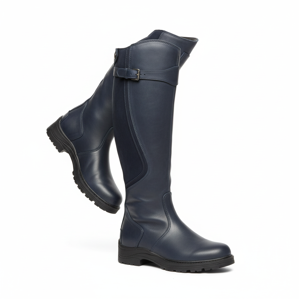 Waterproof Leather Winter Riding Boots for Women Montford & Co