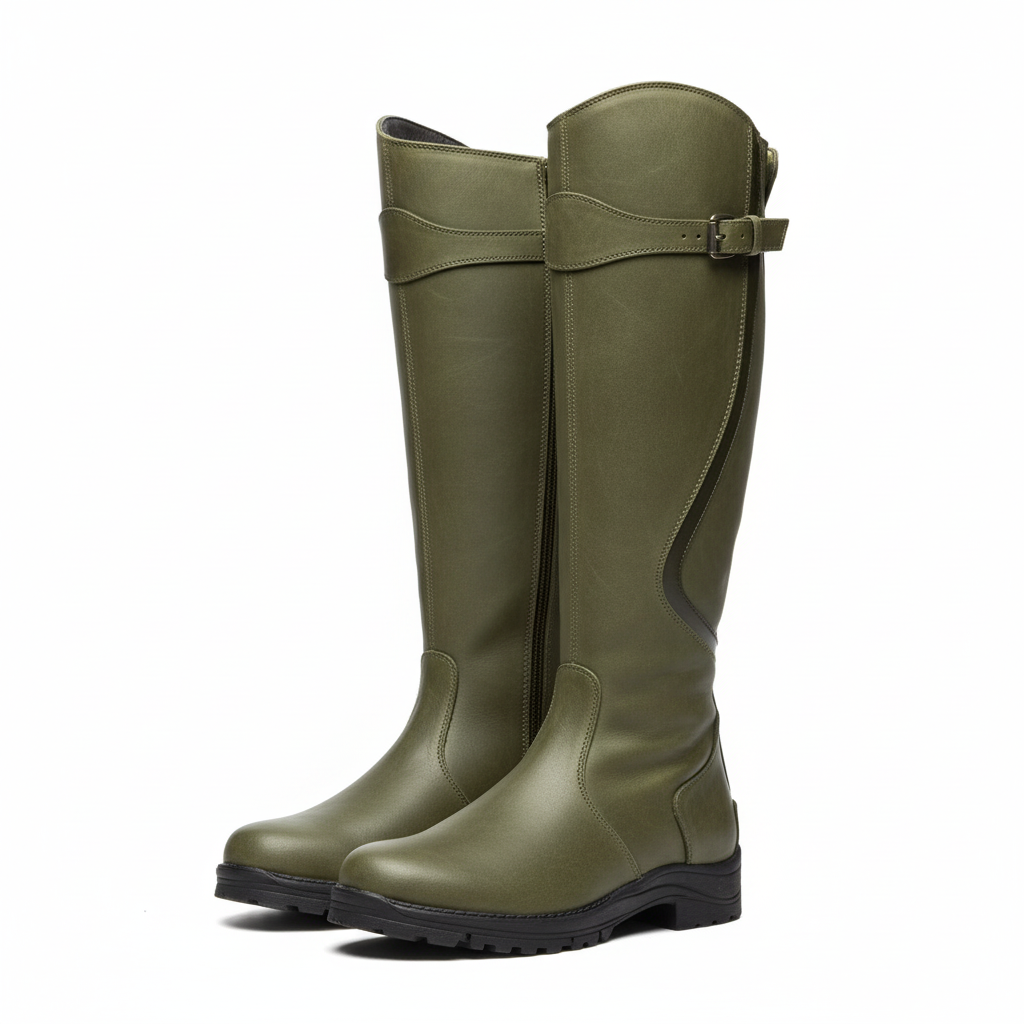 Waterproof Leather Winter Riding Boots for Women Montford & Co