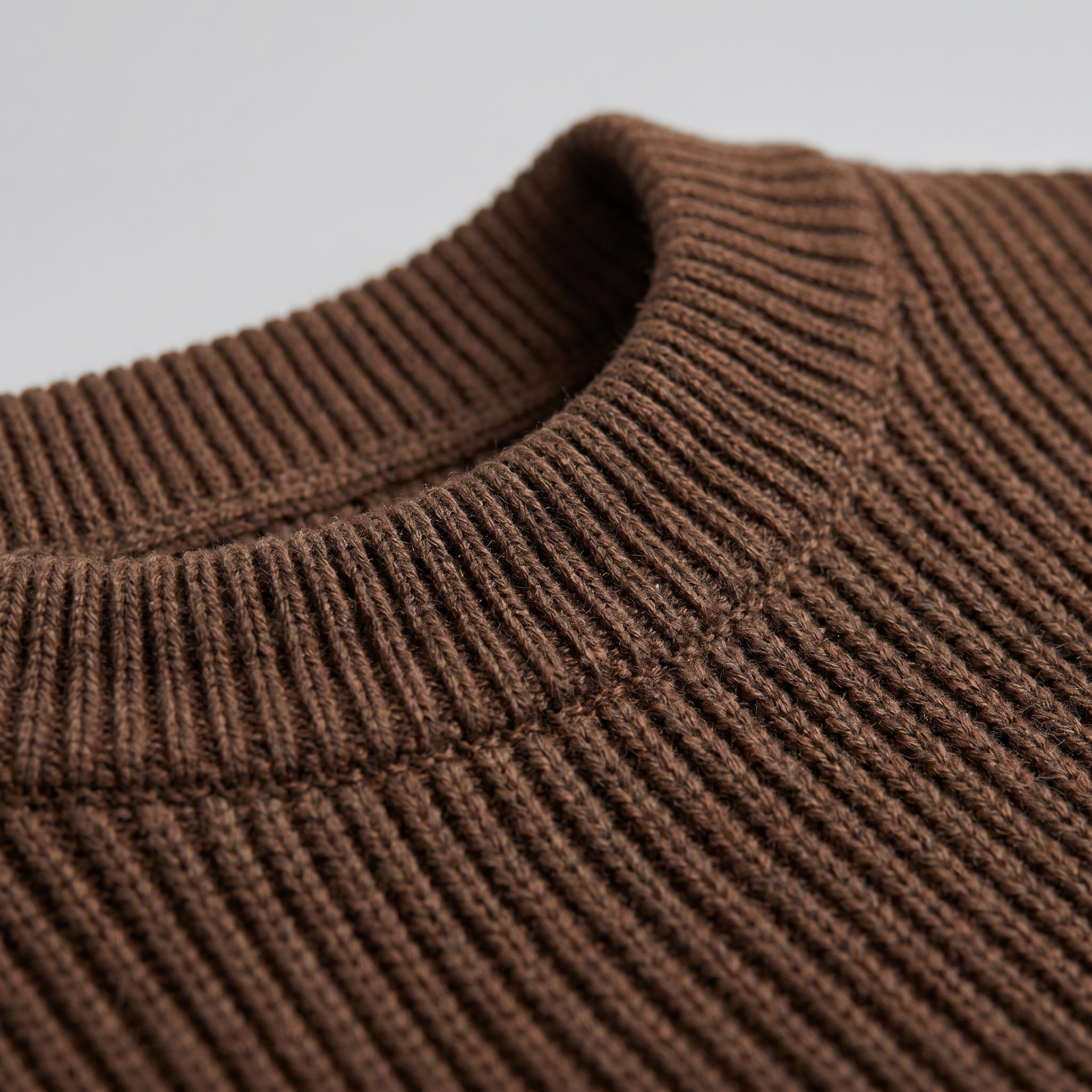 Men's Knitted T-Shirt, Ribbed Short Sleeve Crew Neck Tee – Casual