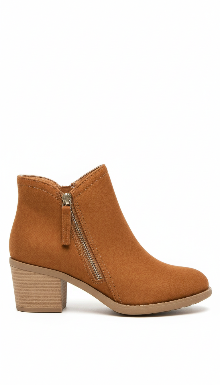 Women's Ankle Length Boots with side Zipper Cara Ldn