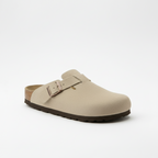 Womens Elegant Clogs with side buckle, smart sandles Cara Ldn