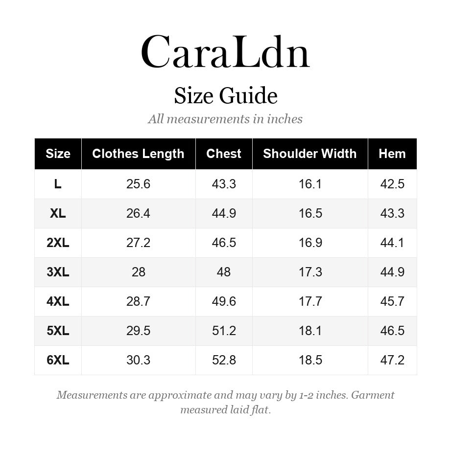 Sizing guide