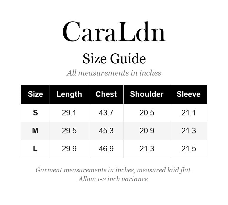 Sizing guide