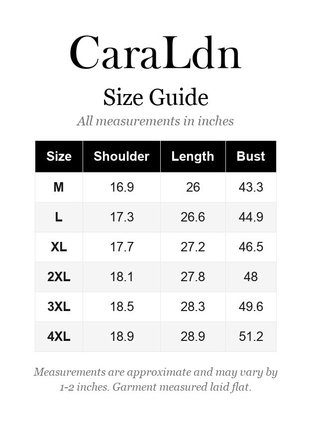 Sizing guide