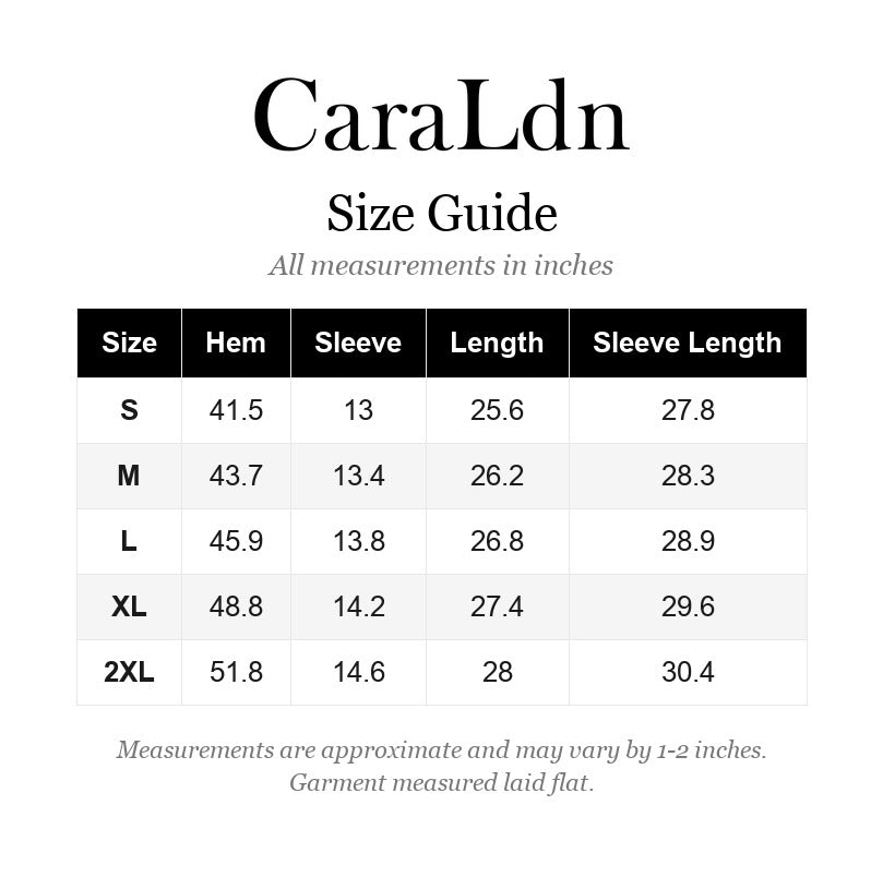 Sizing guide