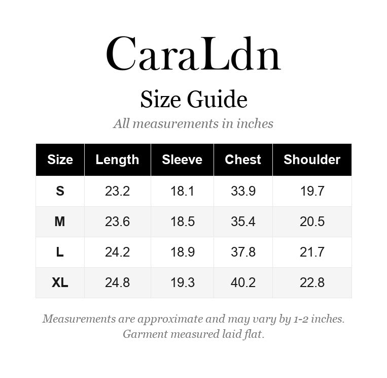 Sizing guide