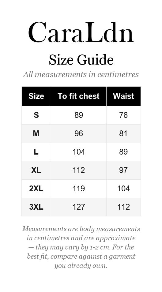 Sizing guide