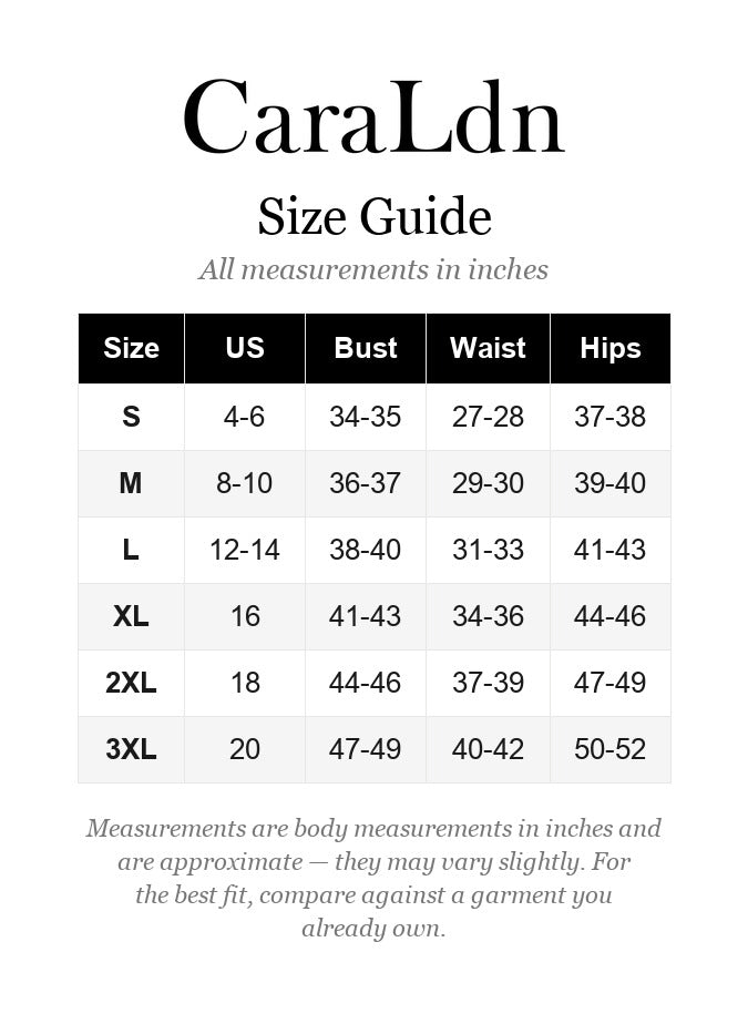 Sizing guide