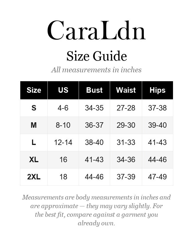 Sizing guide
