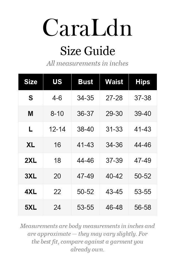 Sizing guide