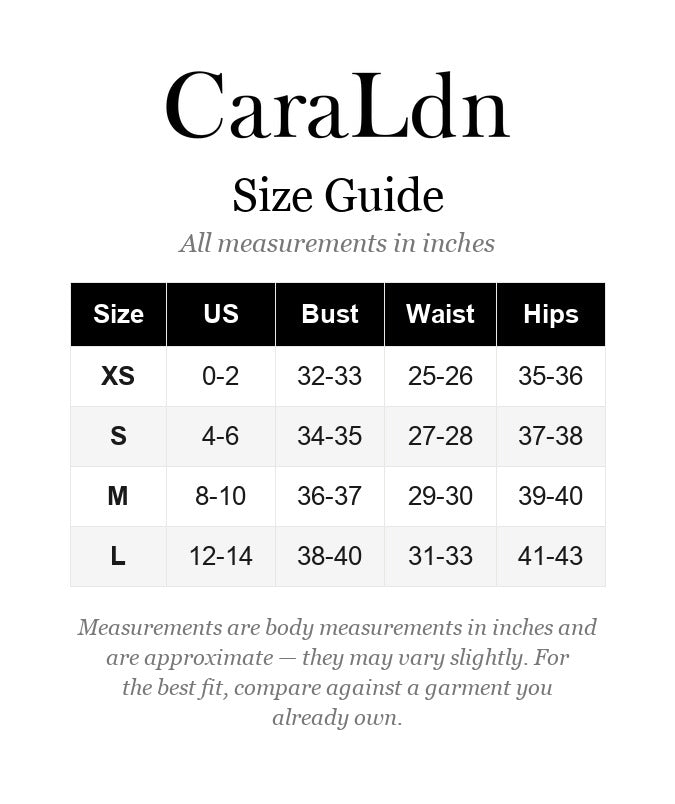 Sizing guide