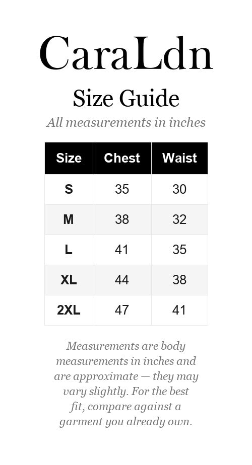 Sizing guide