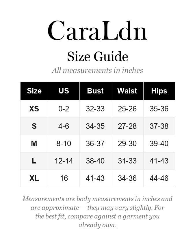 Sizing guide