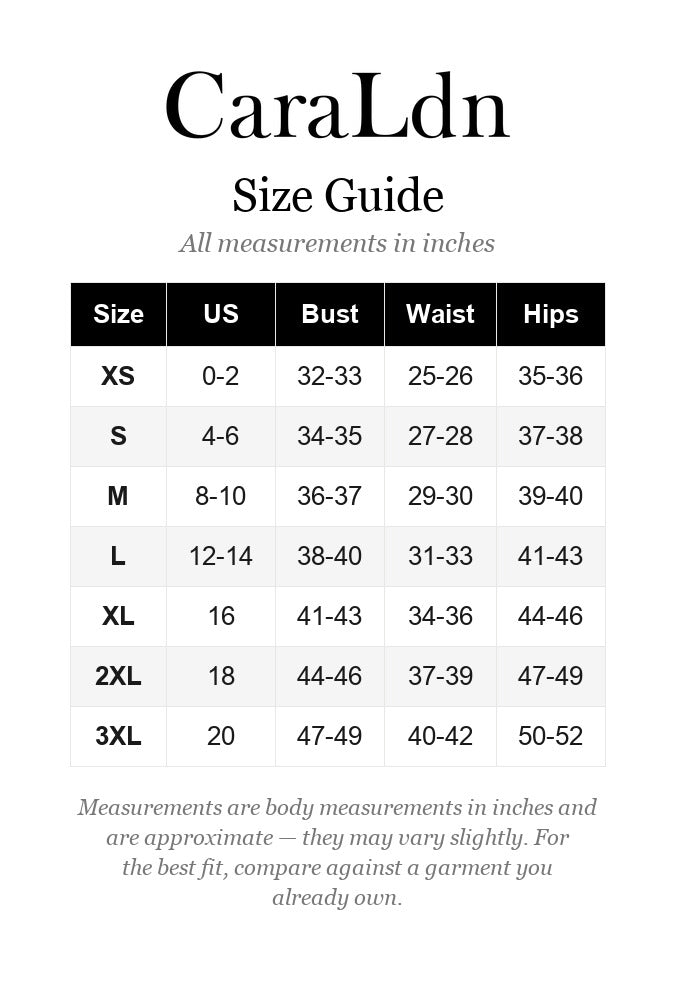 Sizing guide