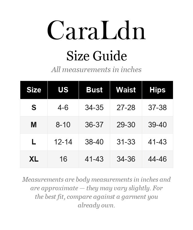 Sizing guide