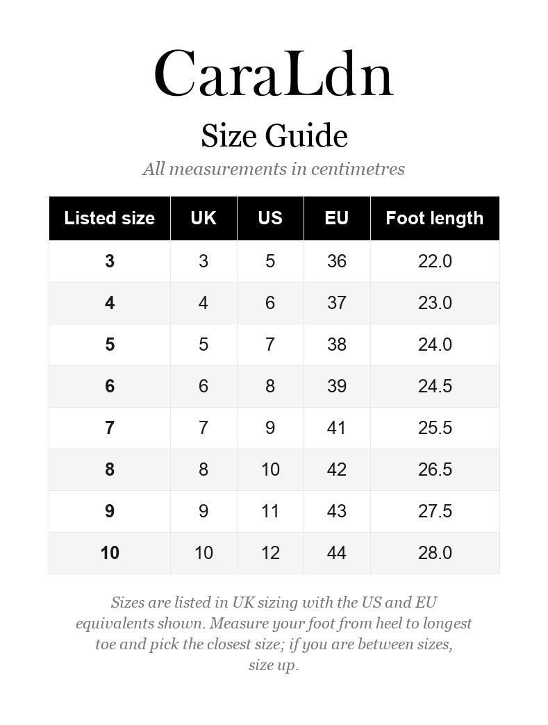 Sizing guide