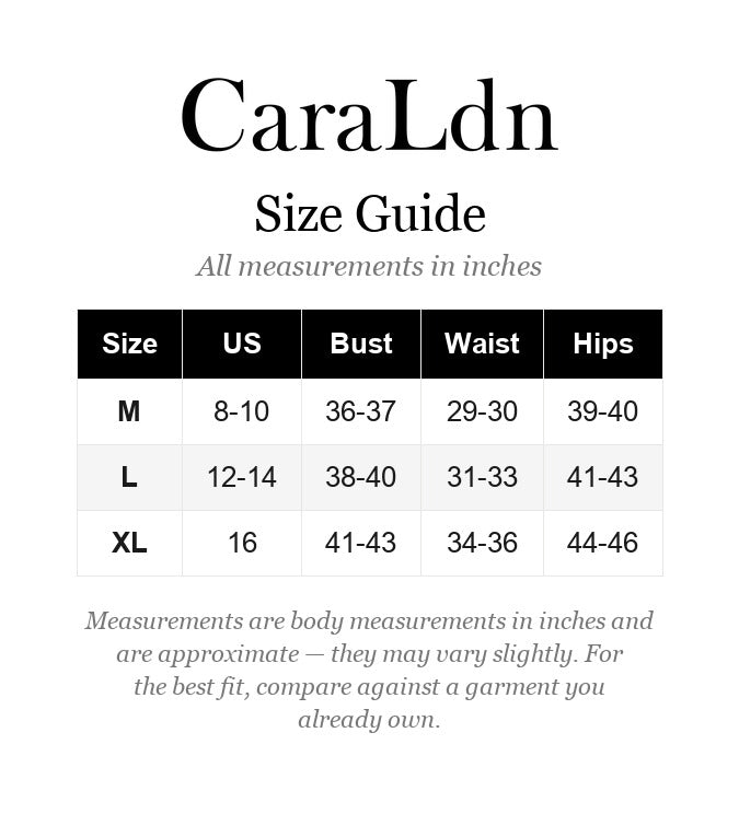 Sizing guide