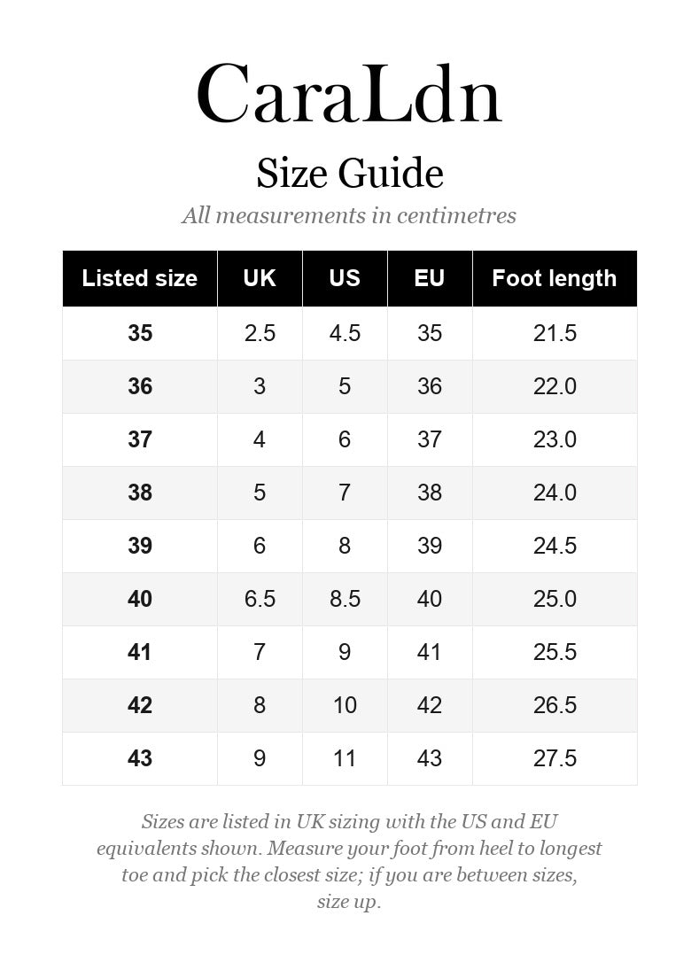 Sizing guide