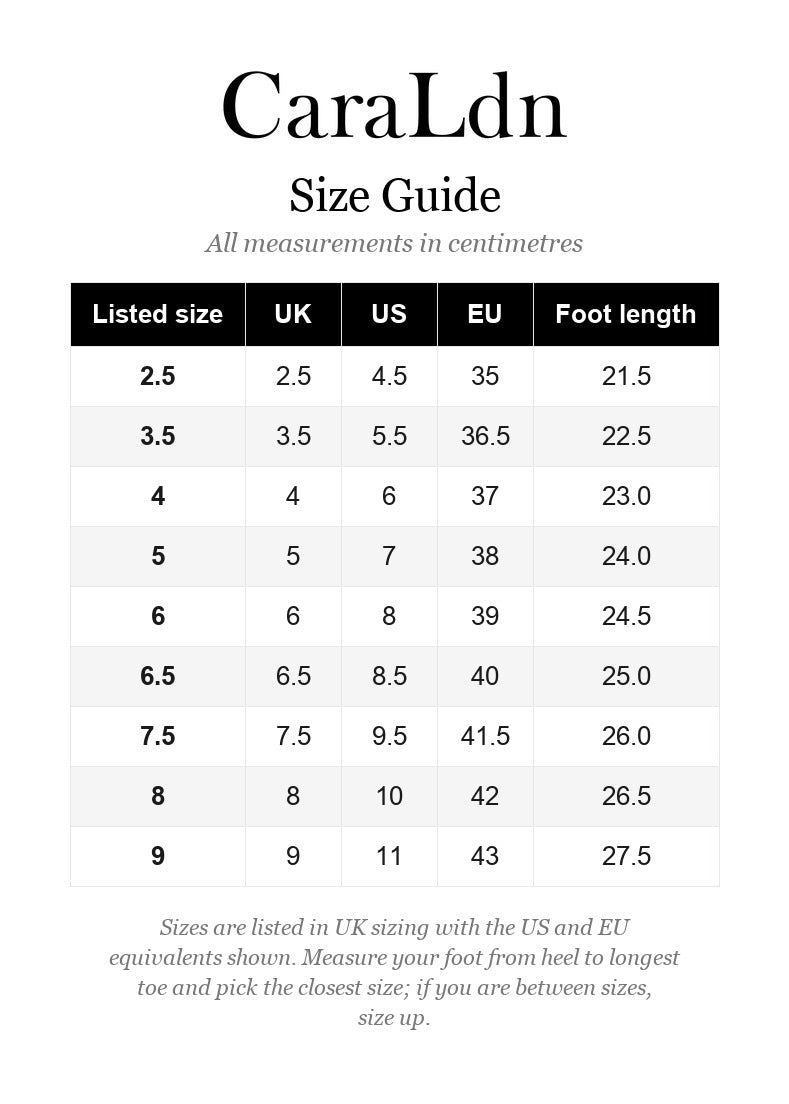 Sizing guide