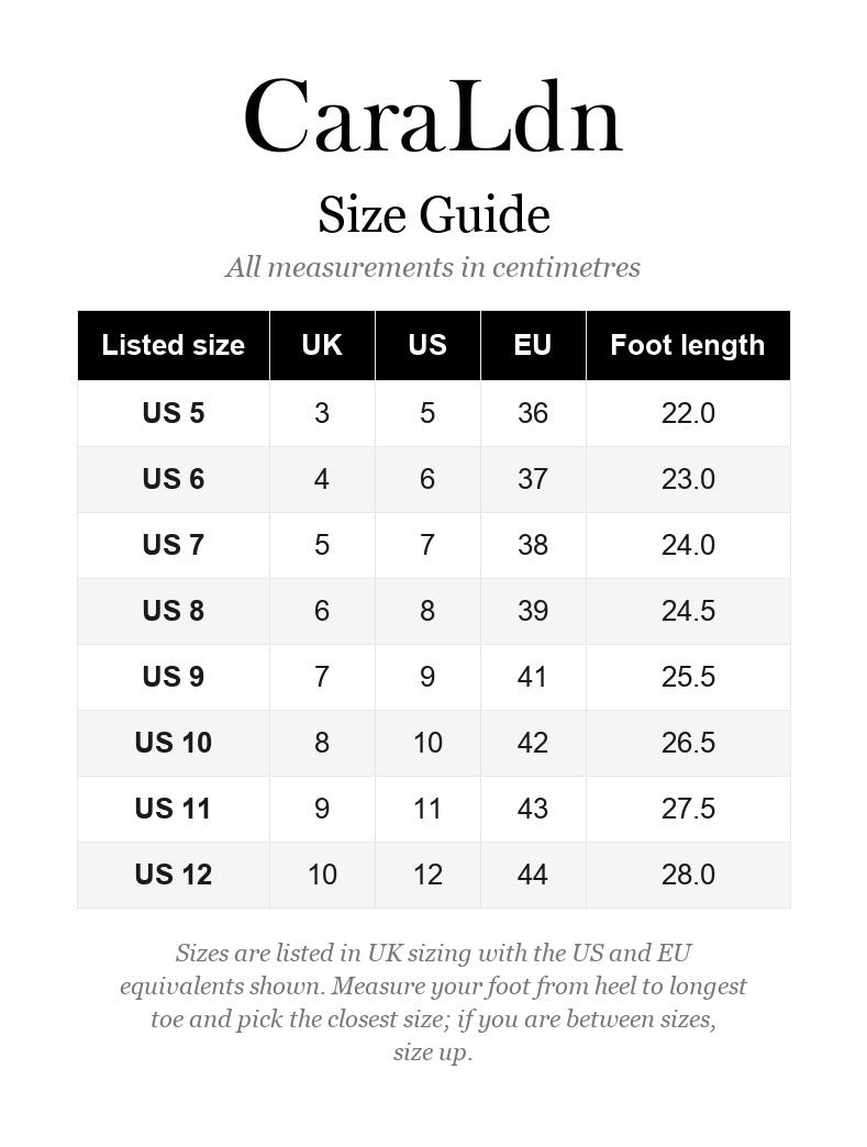 Sizing guide