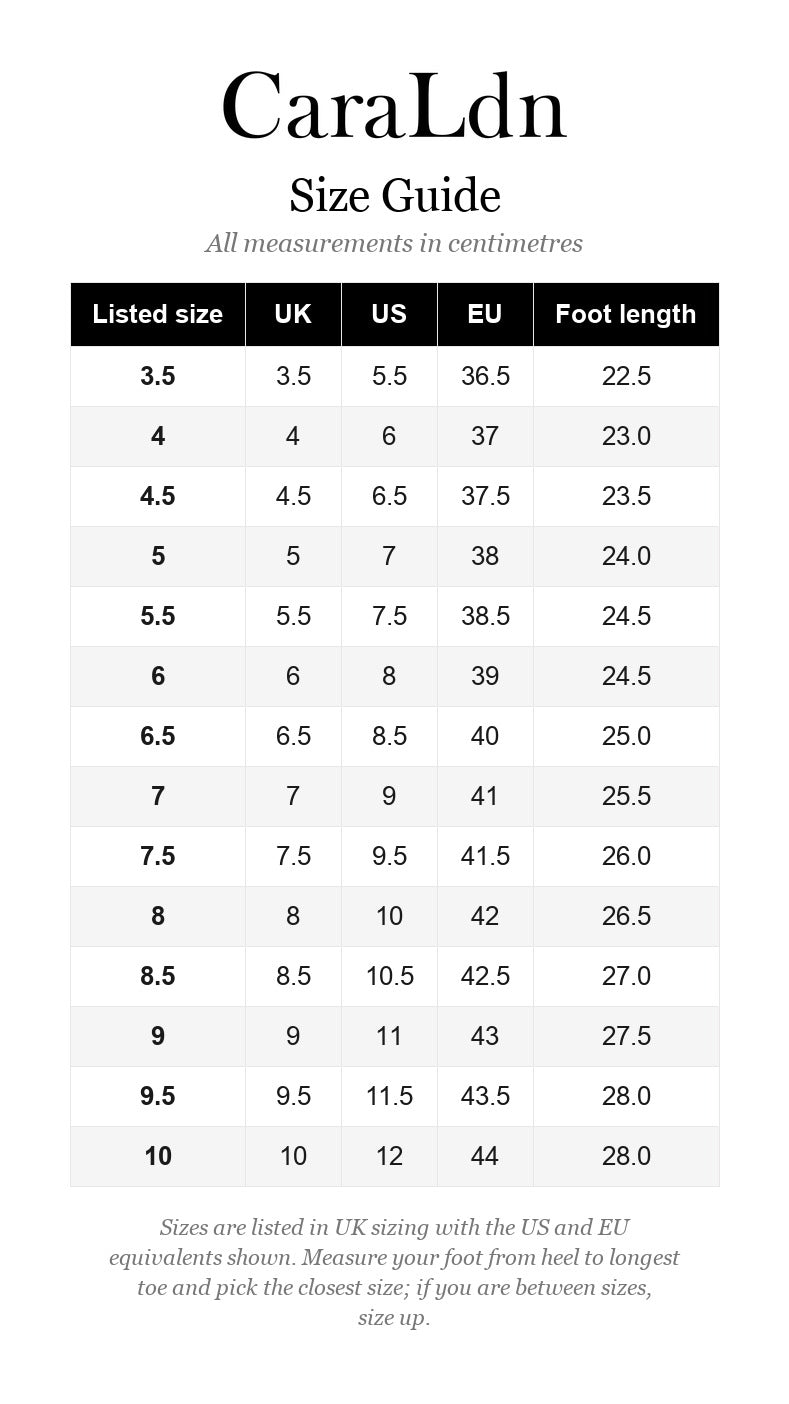 Sizing guide
