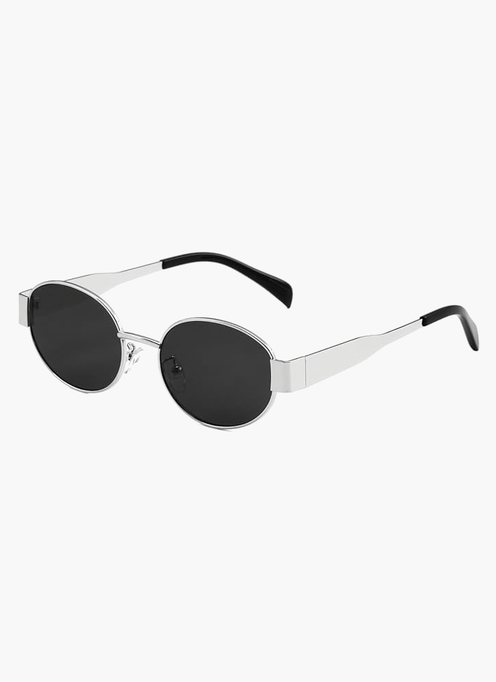 Unisex Metal Frame Sunglasses - UV Protection Classic Vintage Shades
