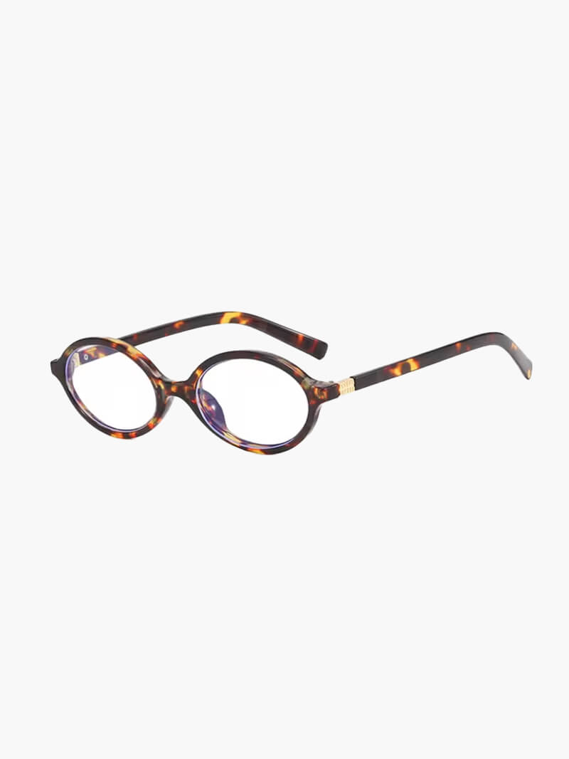 Unisex Oval Sunglasses - Retro Style Polarized UV Protection Lens