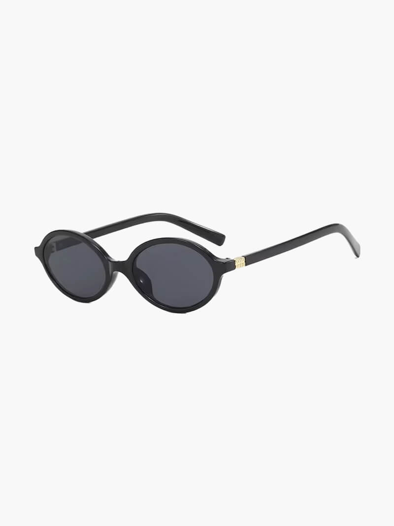 Unisex Oval Sunglasses - Retro Style Polarized UV Protection Lens