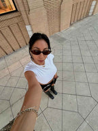 Unisex Cat Eye Sunglasses - Retro Polarized Sun Protection Shades