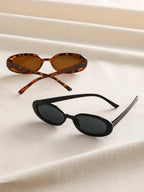 Unisex Casual Sunglasses - Oval Frame UV Protection Sun Shades