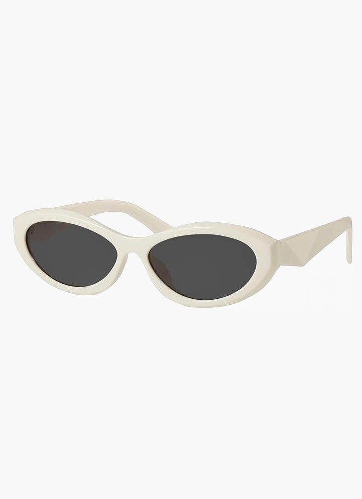 Unisex Oval Sunglasses - Cat Eye Vintage Polarized Lens
