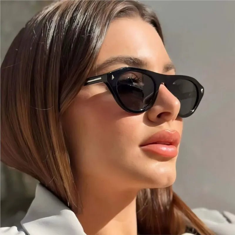 Unisex Polarized Sunglasses - Cat Eye Vintage Outdoor Shades