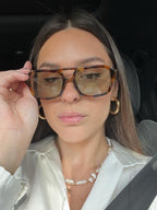 Unisex Retro Sunglasses - Polarized Stylish Rectangle Sun Shades