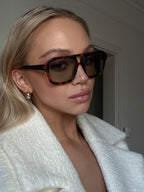 Unisex Retro Sunglasses - Polarized Stylish Rectangle Sun Shades